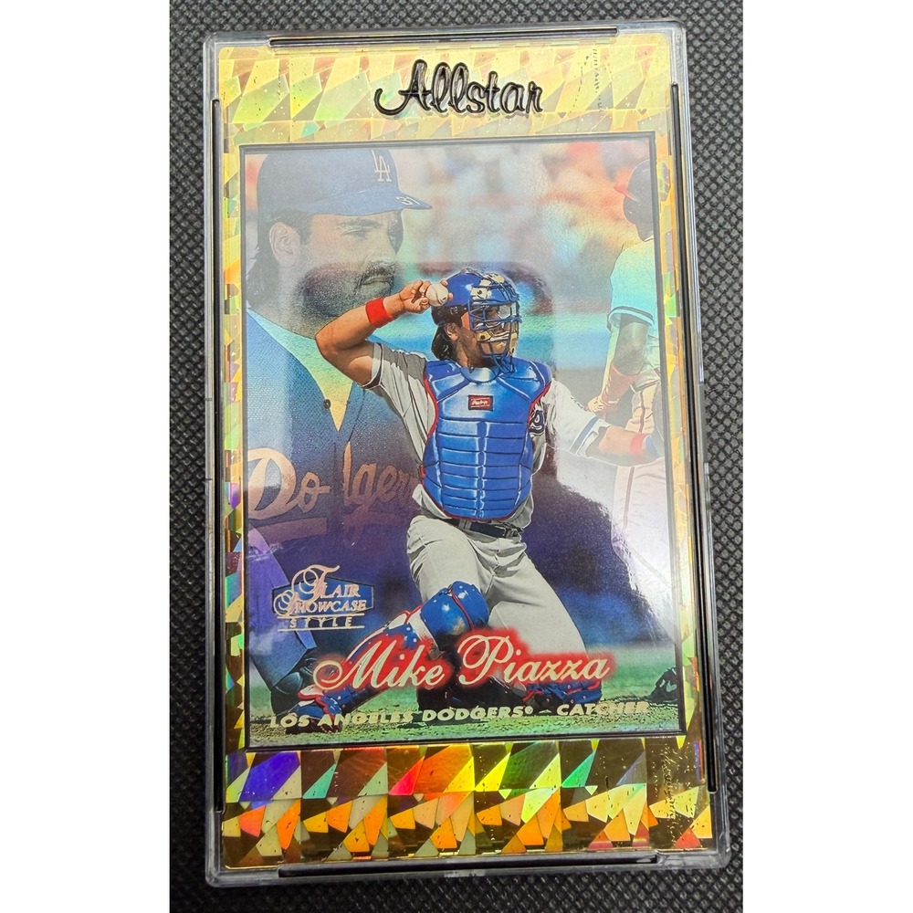 1998 Fleer Flair Showcase Mike Piazza Dodgers Showstopper Allstar Card SC45